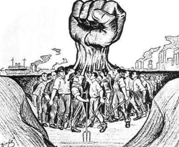 γροθιά_και_εργάτες